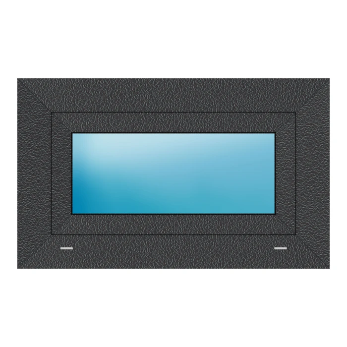 Fenster 73x44.5 cm Anthrazit Feinstruktur