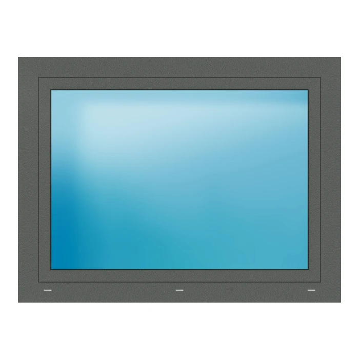 Fenster 125x95 cm Basaltgrau Feinstruktur