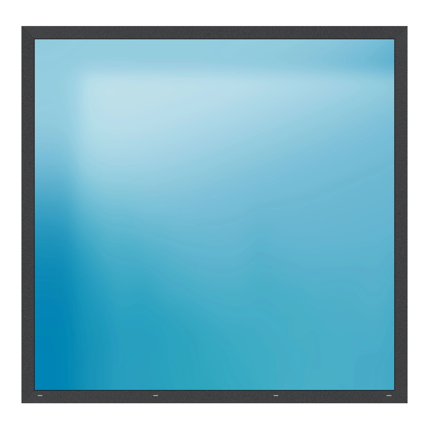 Festverglasung 239x233.5 cm Anthrazit Feinstruktur