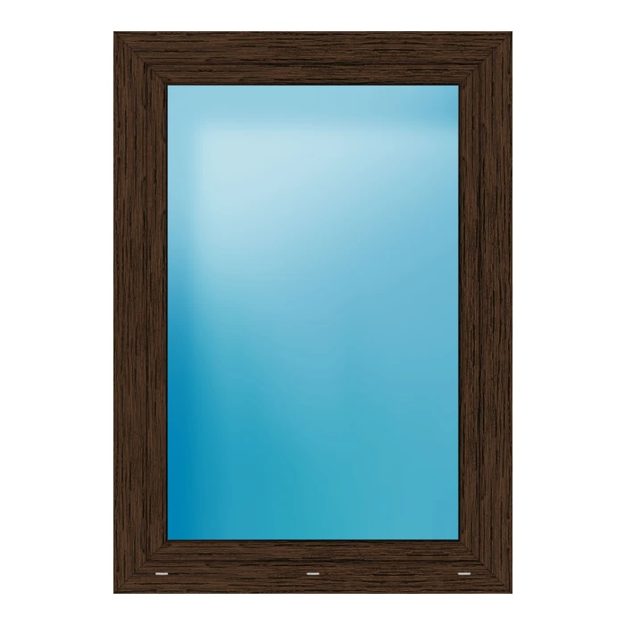 Fenster 95x134 cm Mooreiche genarbt