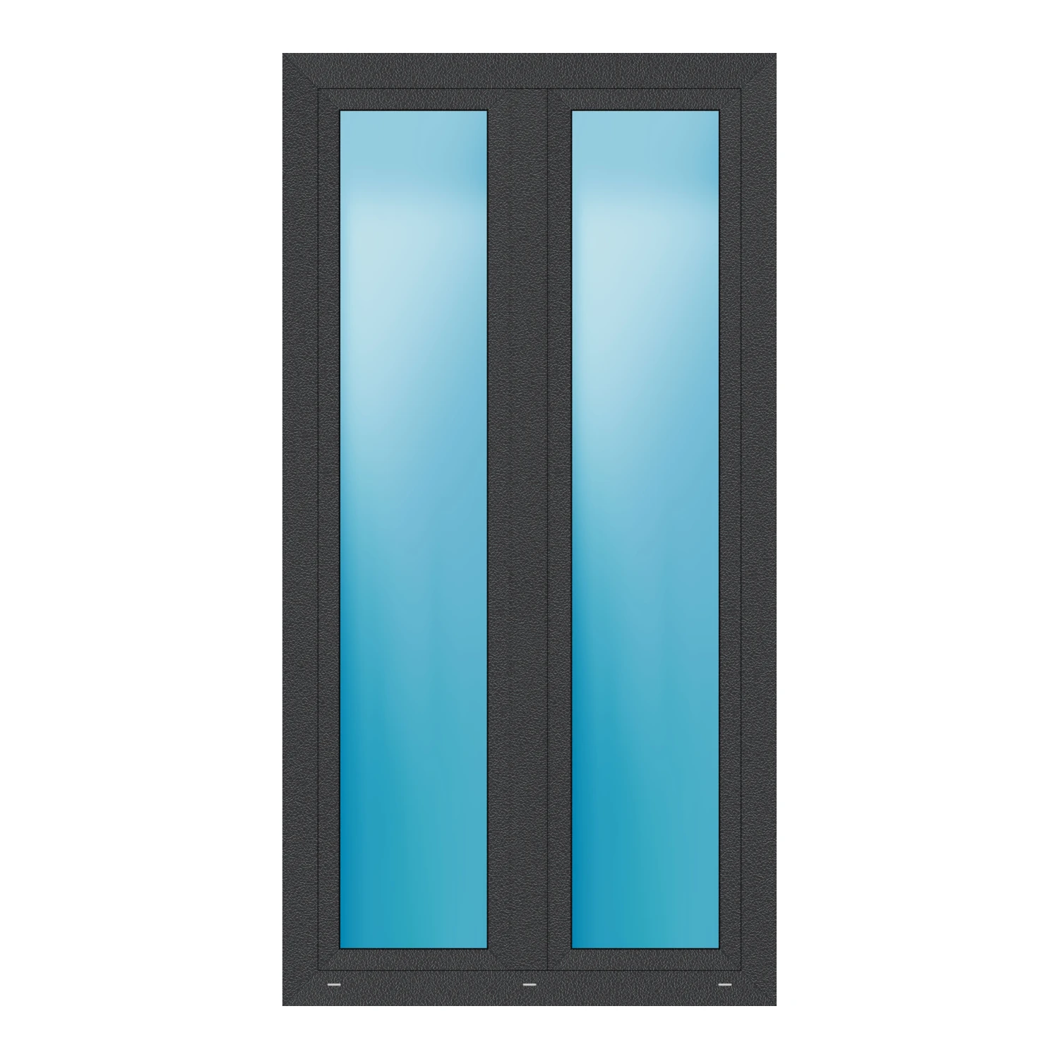 Terrassentür 110x212 cm Anthrazit Feinstruktur