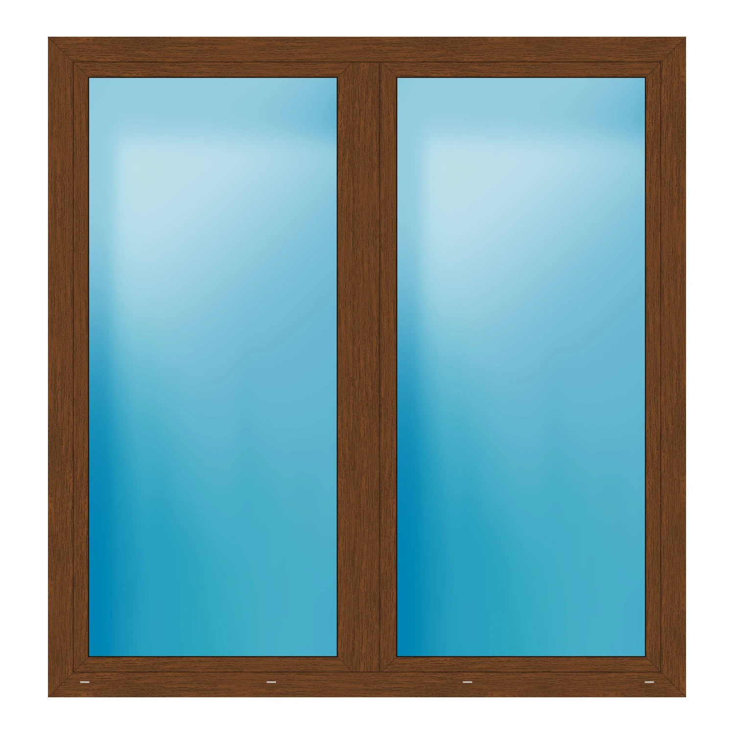 Terrassentür 200x207 cm Golden Oak genarbt