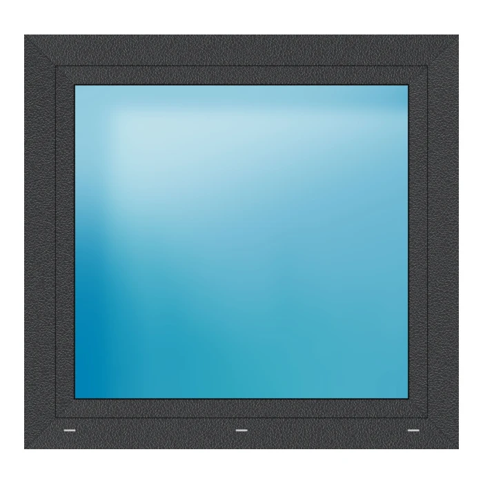 Fenster 110x105 cm Anthrazit Feinstruktur