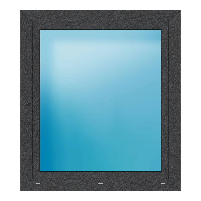 Fenster 105x118.5 cm Anthrazit Feinstruktur