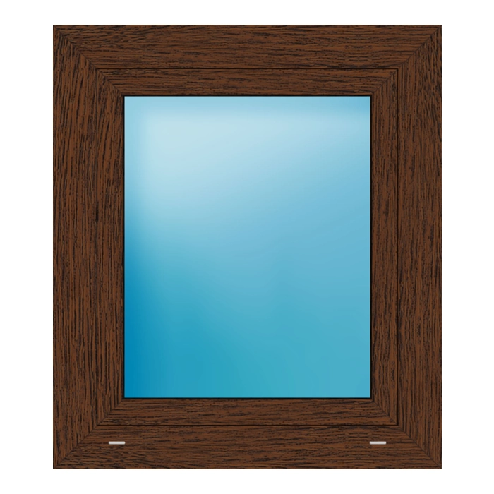 Fenster 70x80 cm Nussbaum genarbt