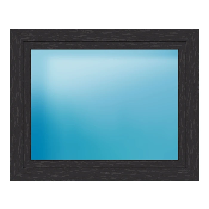 Fenster 117x94.5 cm Anthrazit genarbt