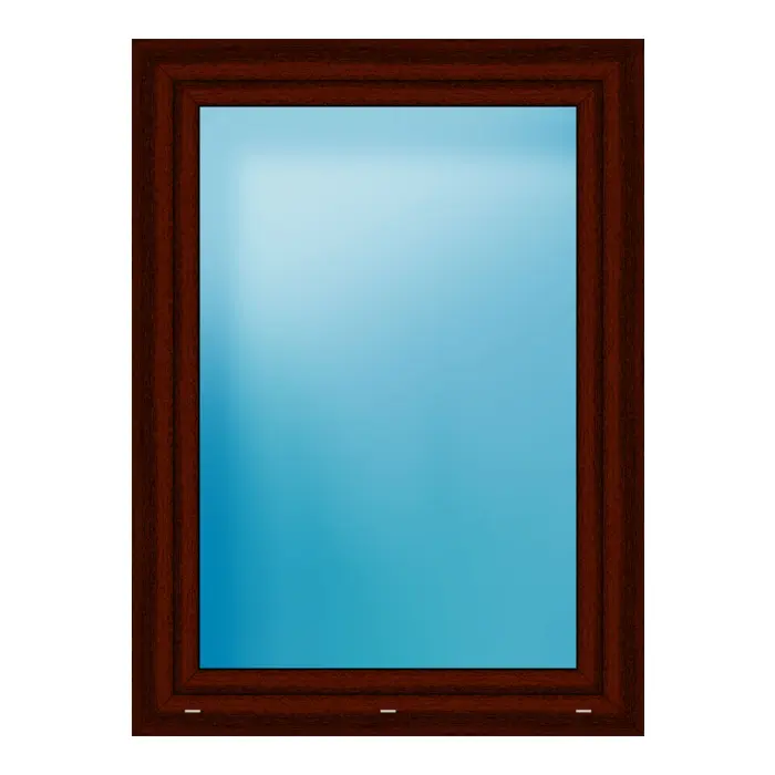 Fenster 97x132 cm Mahagoni genarbt