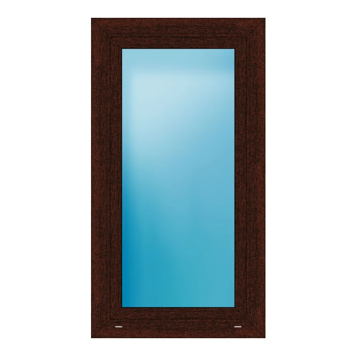 Fenster 72.5x133 cm Mahagoni genarbt