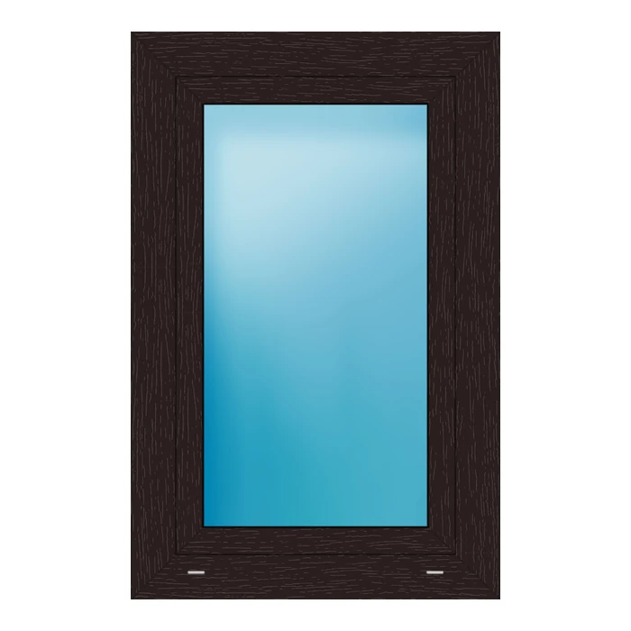 Fenster 65x100 cm Braun genarbt