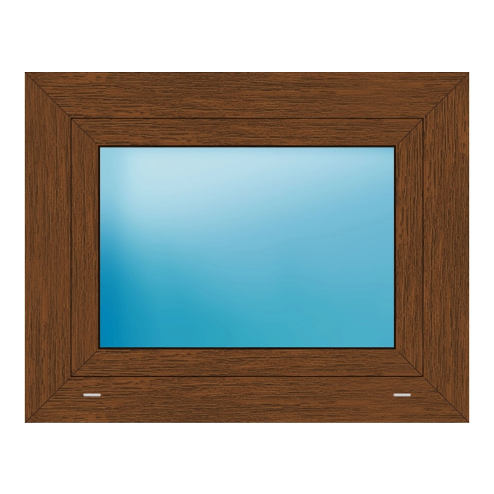 Fenster 76x60 cm Golden Oak genarbt