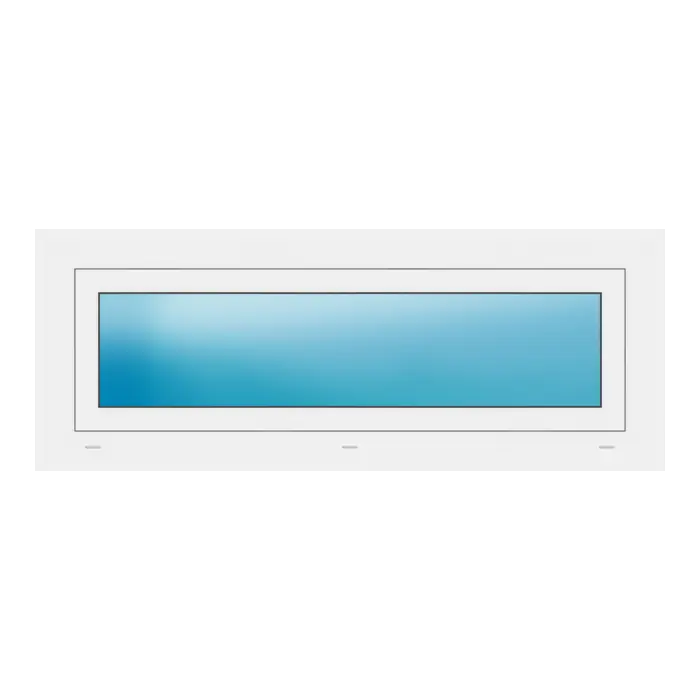 Fenster 125x48 cm Weiß