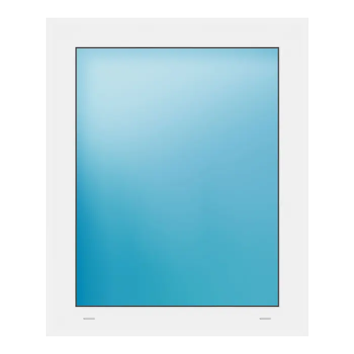 Festverglasung 70x85 cm Weiß