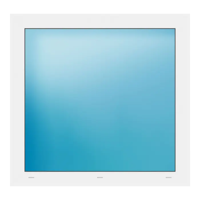 Festverglasung 97x93 cm Weiß