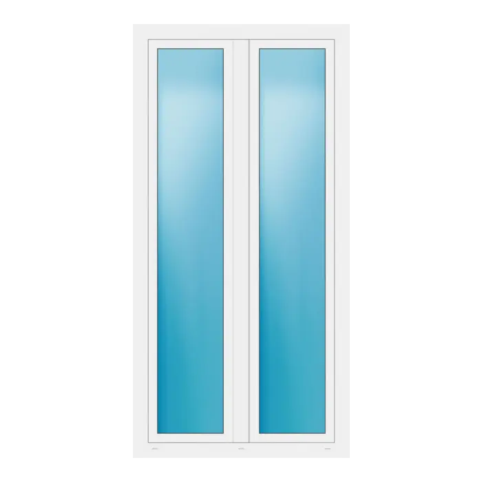 Terrassentür 112x224 cm Weiß