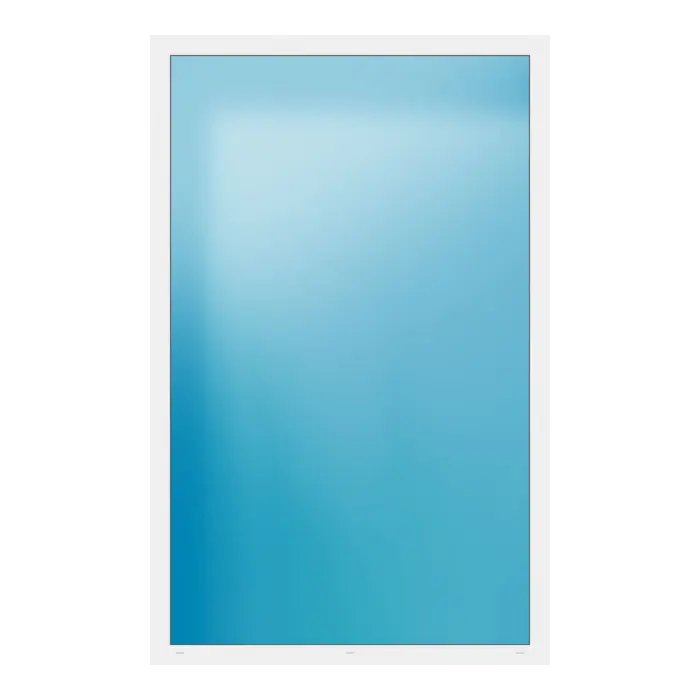 Festverglasung 156x246 cm Weiß