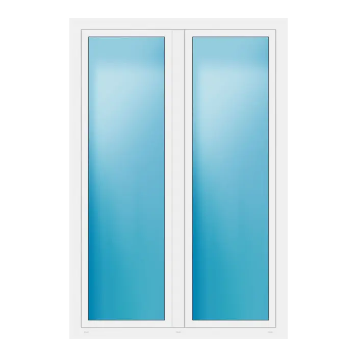 Terrassentür 146x215 cm Weiß