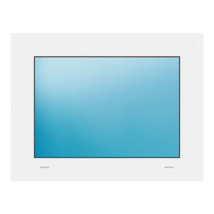 Festverglasung 65x50 cm Weiß