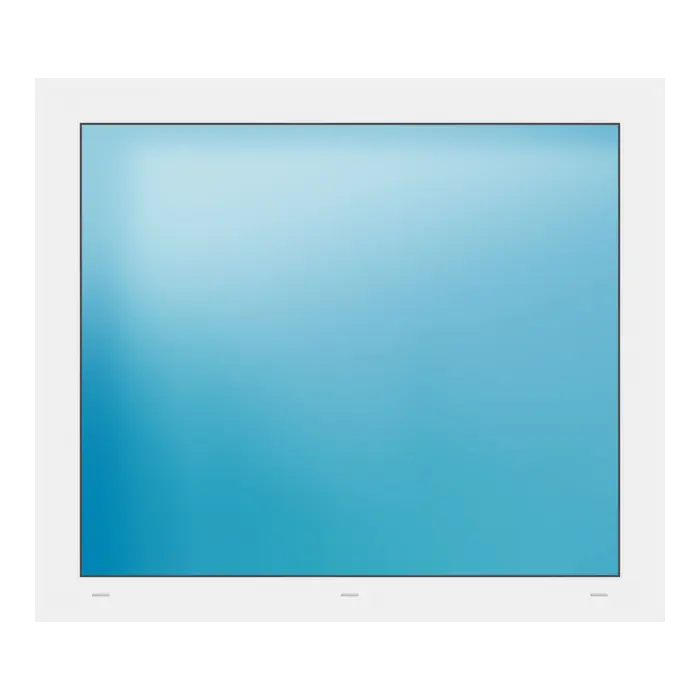 Festverglasung 110x95 cm Weiß