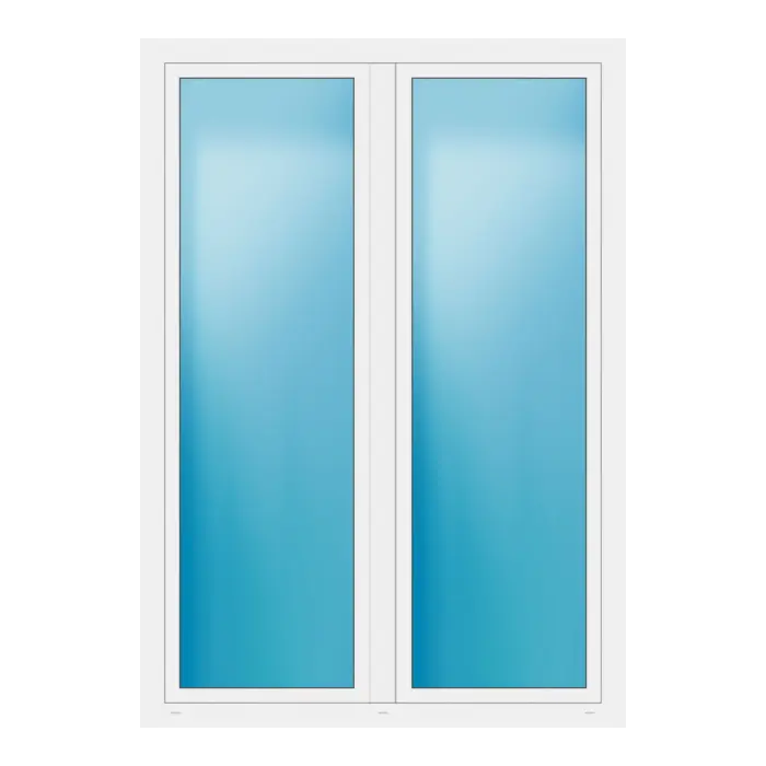 Terrassentür 155x220 cm Weiß