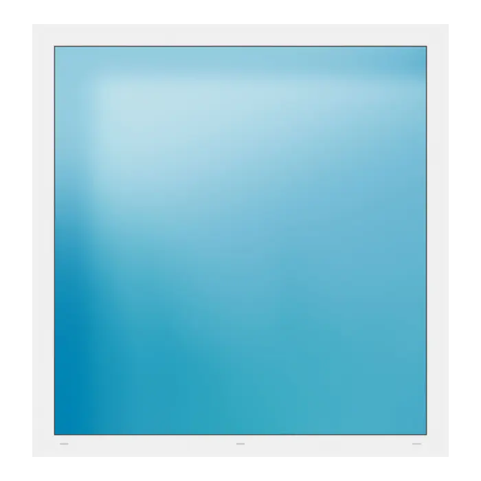 Festverglasung 150x156 cm Weiß