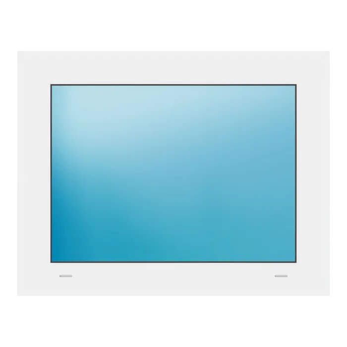 Festverglasung 74x58 cm Weiß