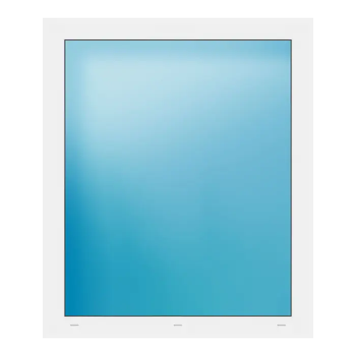 Festverglasung 98x116 cm Weiß