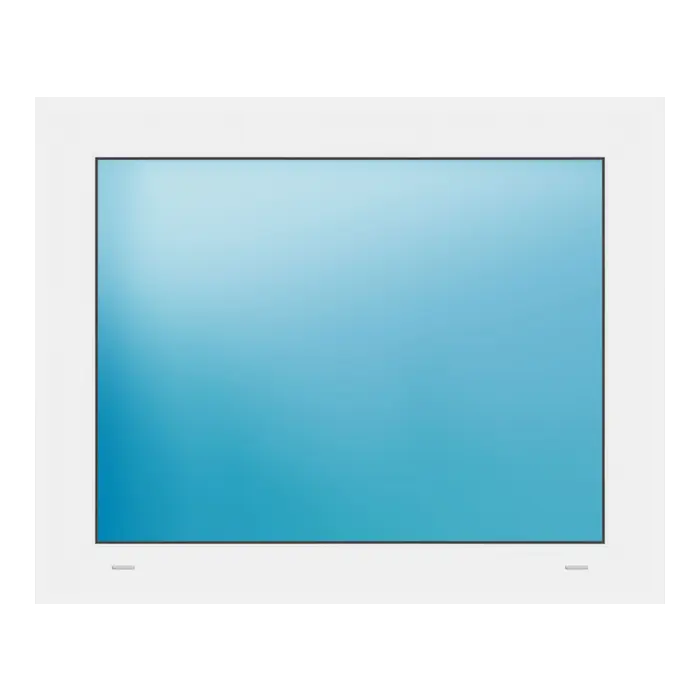 Festverglasung 82x66 cm Weiß