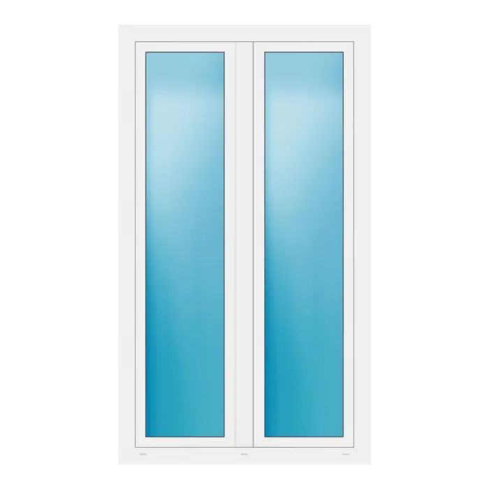 Terrassentür 116x202 cm Weiß