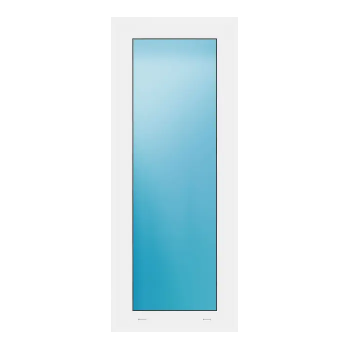 Festverglasung 47x116,5 cm Weiß