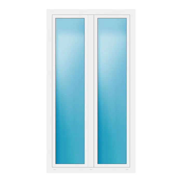 Terrassentür 125x230 cm Weiß