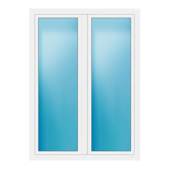 Terrassentür 150x205 cm Weiß