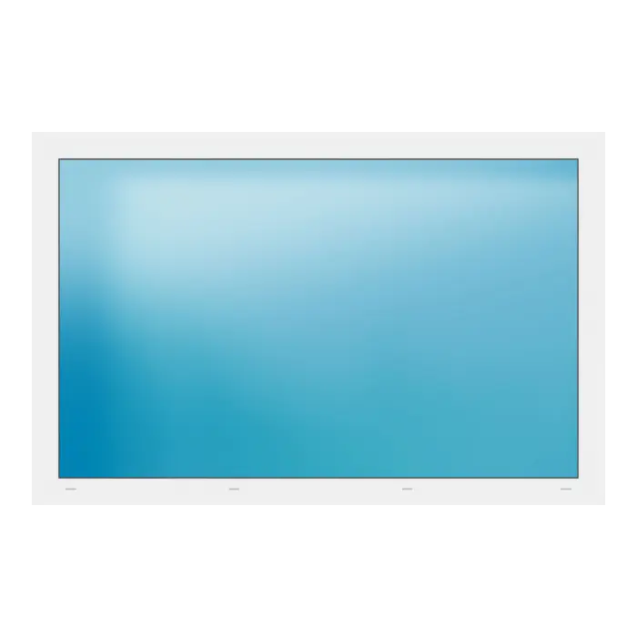 Festverglasung 169x110 cm Weiß