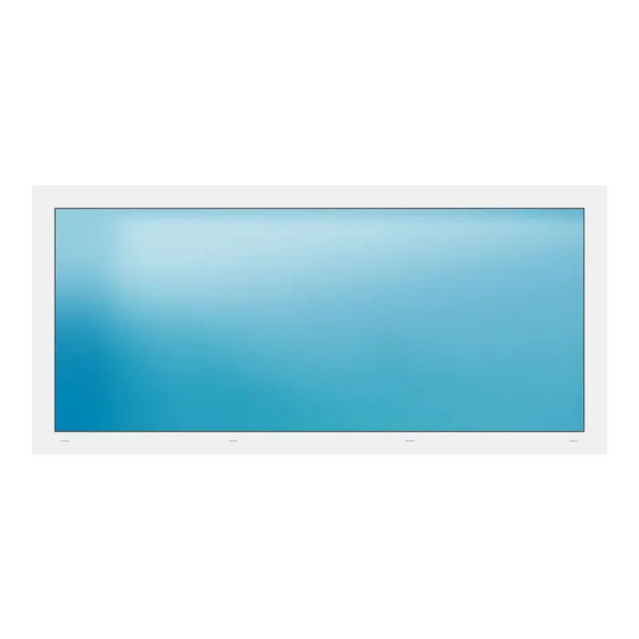 Festverglasung 200x93,5 cm Weiß