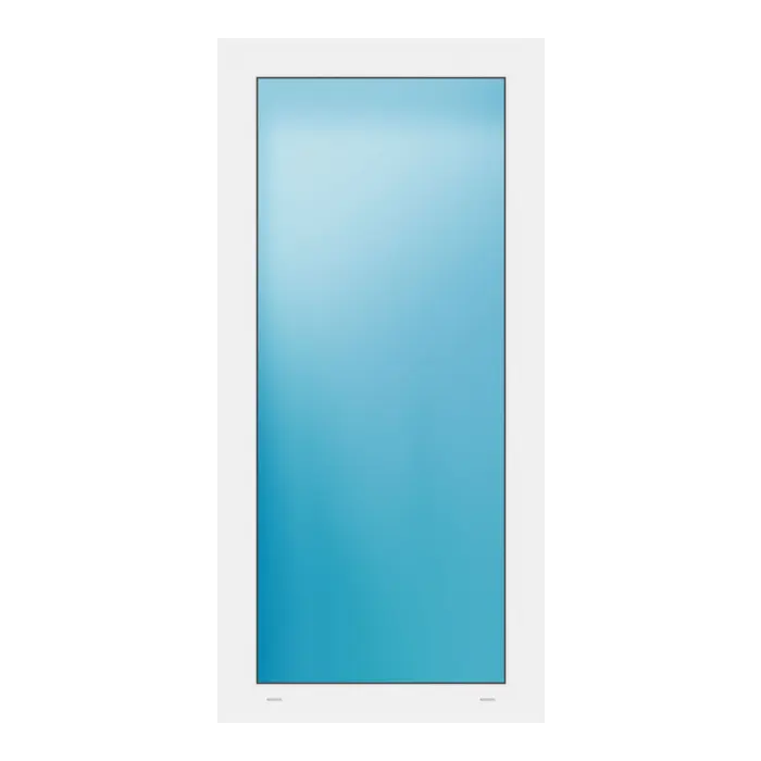 Festverglasung 66x138 cm Weiß