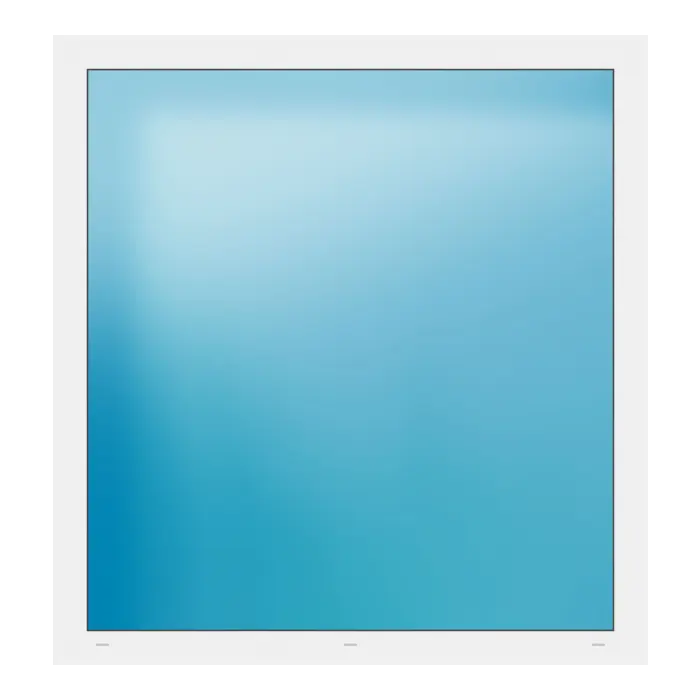Festverglasung 138x146 cm Weiß