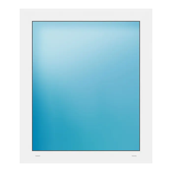 Festverglasung 84x98 cm Weiß