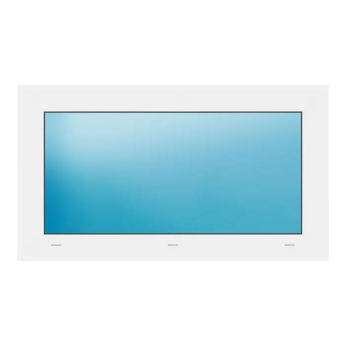 Festverglasung 92x52 cm Weiß