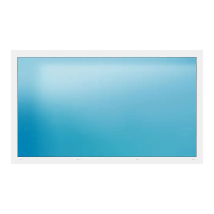 Festverglasung 220x130 cm Weiß