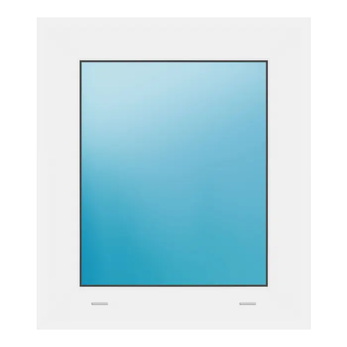 Festverglasung 50x57 cm Weiß
