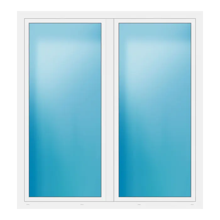 Terrassentür 196x208,5 cm Weiß