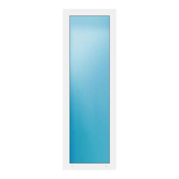 Festverglasung 63x190 cm Weiß