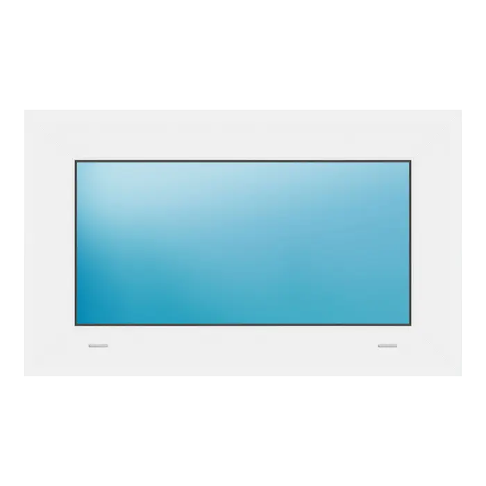 Festverglasung 68x41,5 cm Weiß