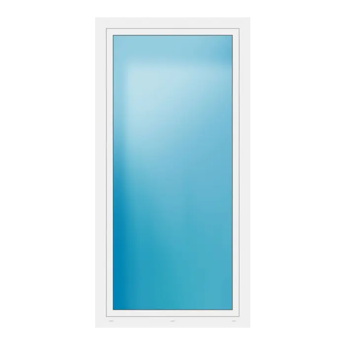 Balkontür 109,5x219 cm Weiß