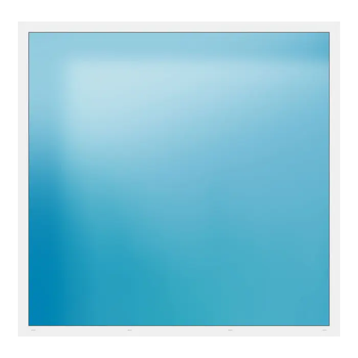 Festverglasung 239x233,5 cm Weiß