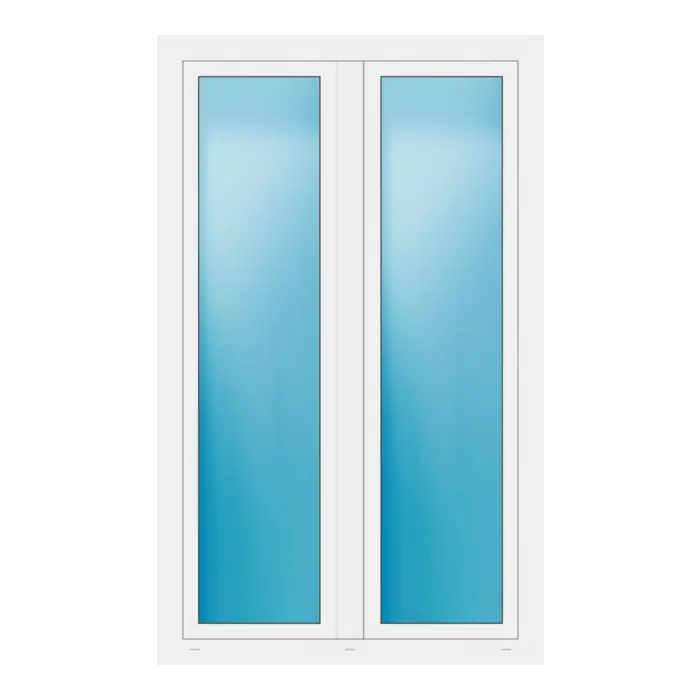 Terrassentür 118x192 cm Weiß