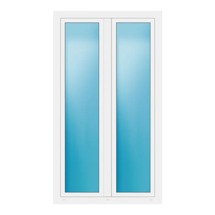 Terrassentür 116x206 cm Weiß