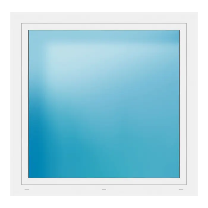 Fenster 131x129 cm Weiß