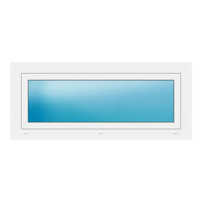 Fenster 128x55 cm Weiß