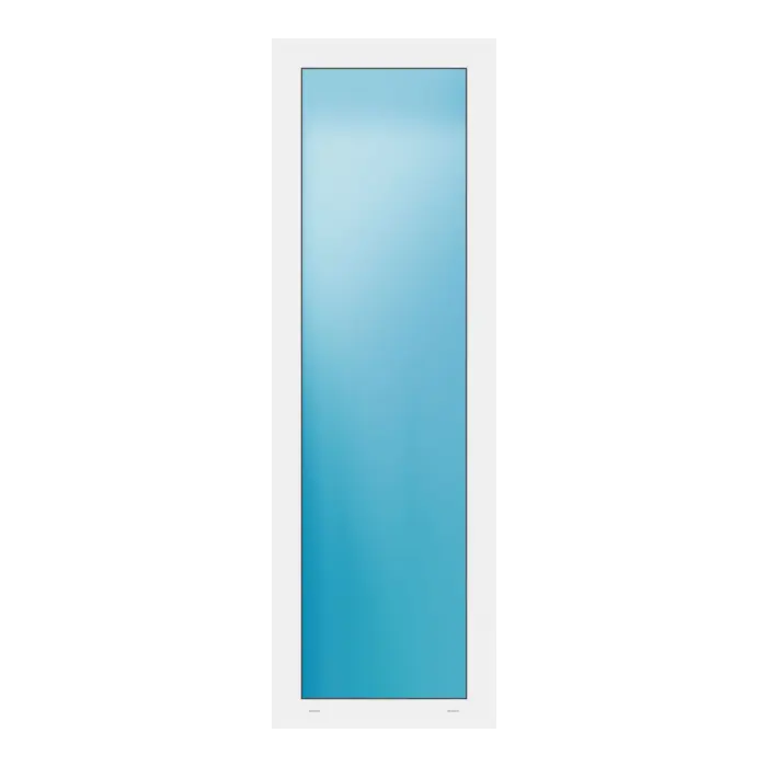 Festverglasung 60x184 cm Weiß