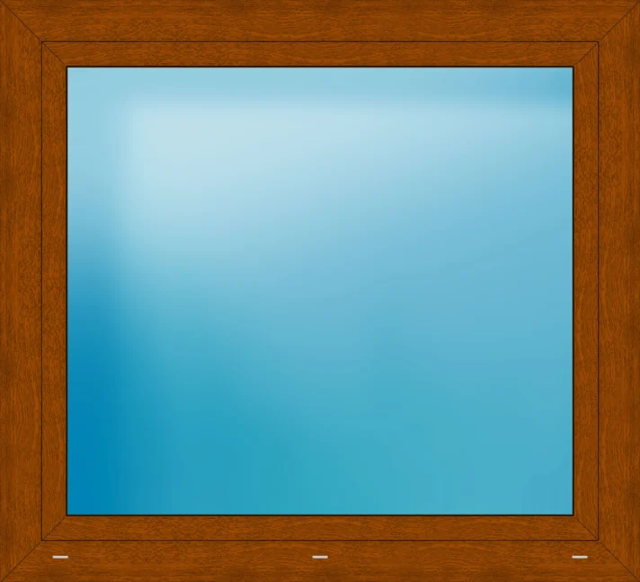 Fenster 122x111 cm Golden Oak genarbt
